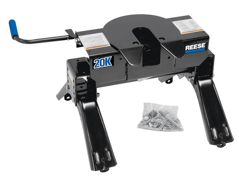 30119 – REESE Fifth Wheel Trailer Hitch, 20000 Pound Capacity/ 5000 Pound Pin Capacity Includes Head/ Head Support/ H...